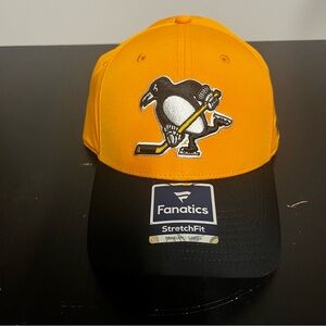 Pittsburgh Penguins Gold and Black StretchFit Cap